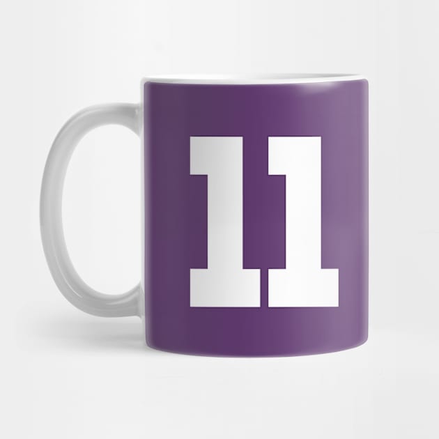 Number 11 Sports Funny Gift by Shariss